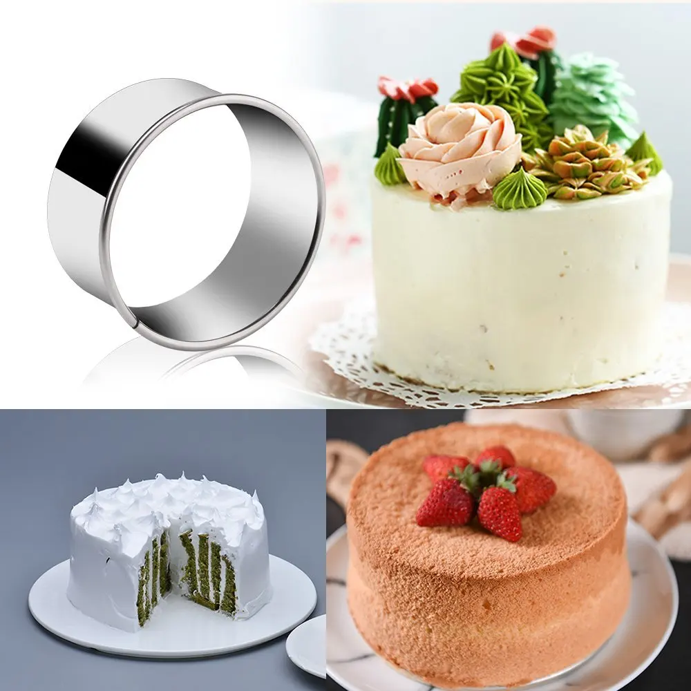 

14pcs Round Cookie Biscuit Cutters Circle Pastry Cutters Baking Circle Ring Molds for Mousse Cake Dessert Pastry Decorating Tool