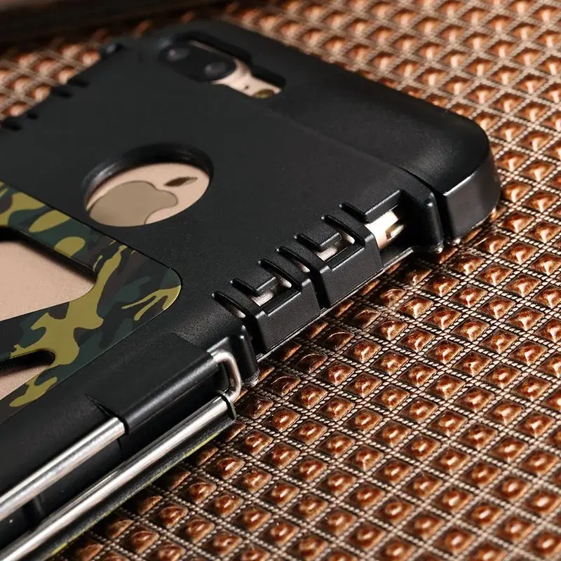 Для Apple iPhone 7 8 plus чехол алюминиевый полный защитный противоударный телефон стальной металлический флип чехол для iPhone7 корпус Нержавеющее покрытие