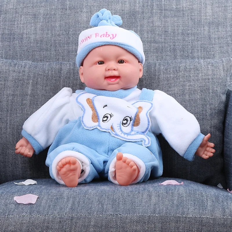 40cm New Plastic baby cute dolls simulation intelligent early children
