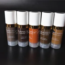 10 шт смешанный цвет Перманентный макияж микропигмент косметический вакуумный стерильный пигмент чернила татуировки бровей ушко 10 мл