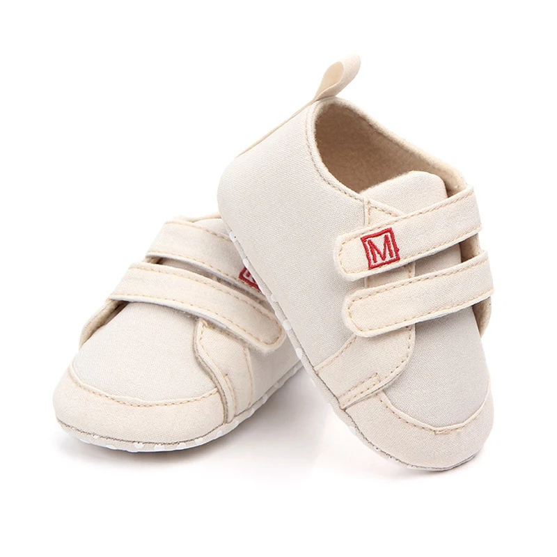 Г. Весенняя парусиновая обувь для маленьких мальчиков одноцветная повседневная спортивная обувь для малышей Нескользящая теплая обувь на мягкой подошве от 0 до 12 месяцев