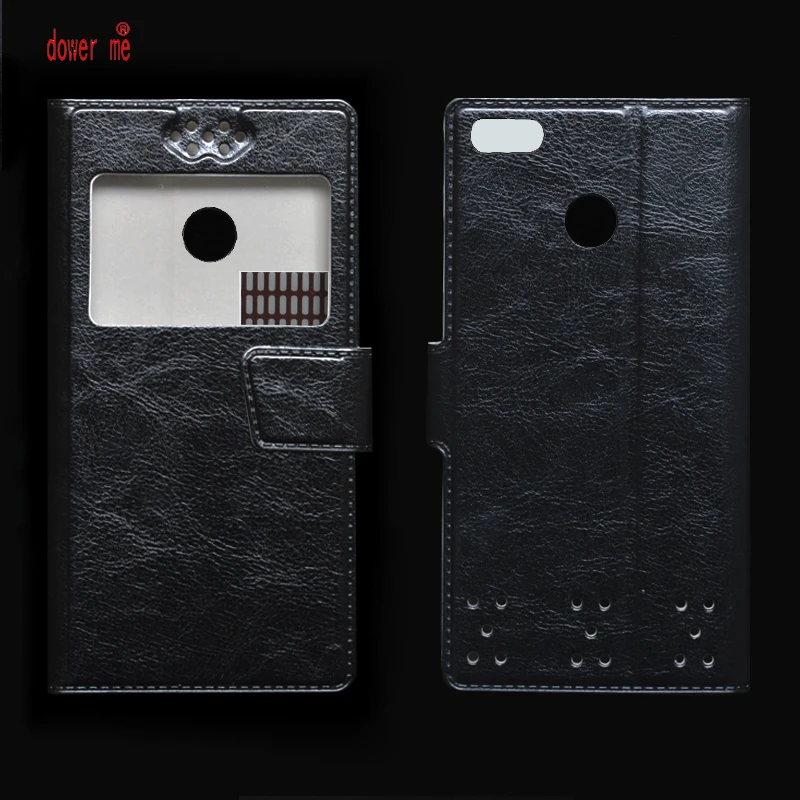 

dower me New Flip PU Leather Case Cover For Gigaset GS370 5.5" Smartphone