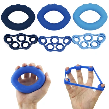 Useful Training Durable Silicone Hand Exercisers Set 1