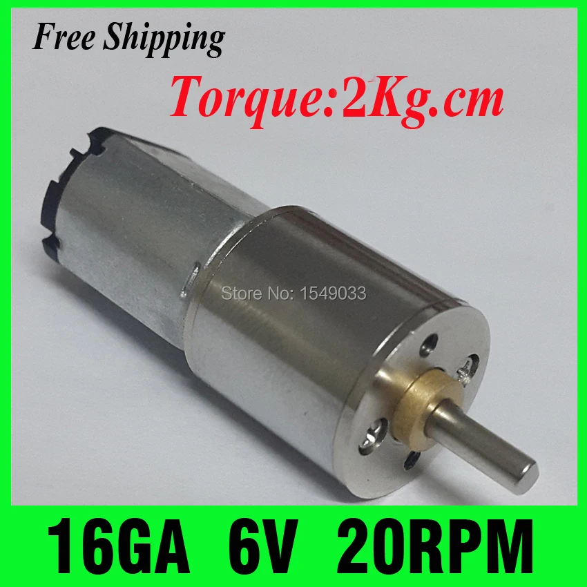

20RPM NEW DC 6V motor Gearmotors Powerful High Torque Gear Box Motor mini cnc motor