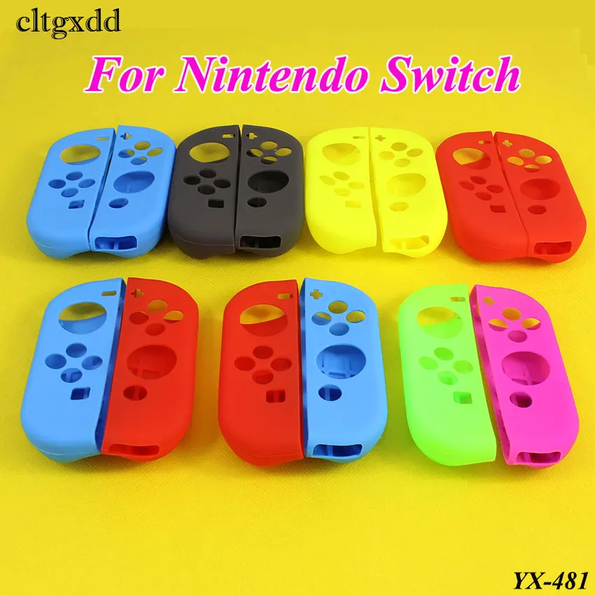 

cltgxdd Silicone Gel Gamepad Joypad Protective Skin Cover Case For Nintendo Switch Controller Protection Shell For NS