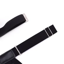 2 шт., мужская рубашка, пояс для подвязки с нескользящей застежкой, зажимы подвески, подвязки, ремень, KNG88