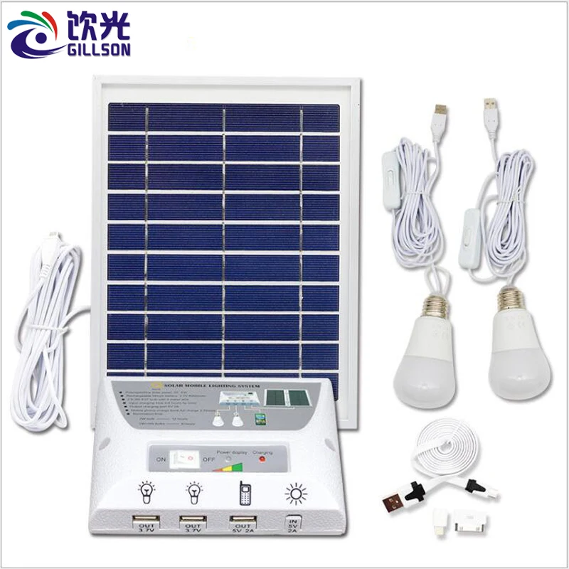 Us 66 8 Portable Solar Led Lighting System Outdoor Mobile Phone Charging Kit 5v 2a Camping Tent Lamp 2 Bulbs In Us 66 8 Portable Solar Led Lighting System Outdoor Mobile Phone Charging Kit 5v 2a Camping Tent Lamp 2 Bulbs In