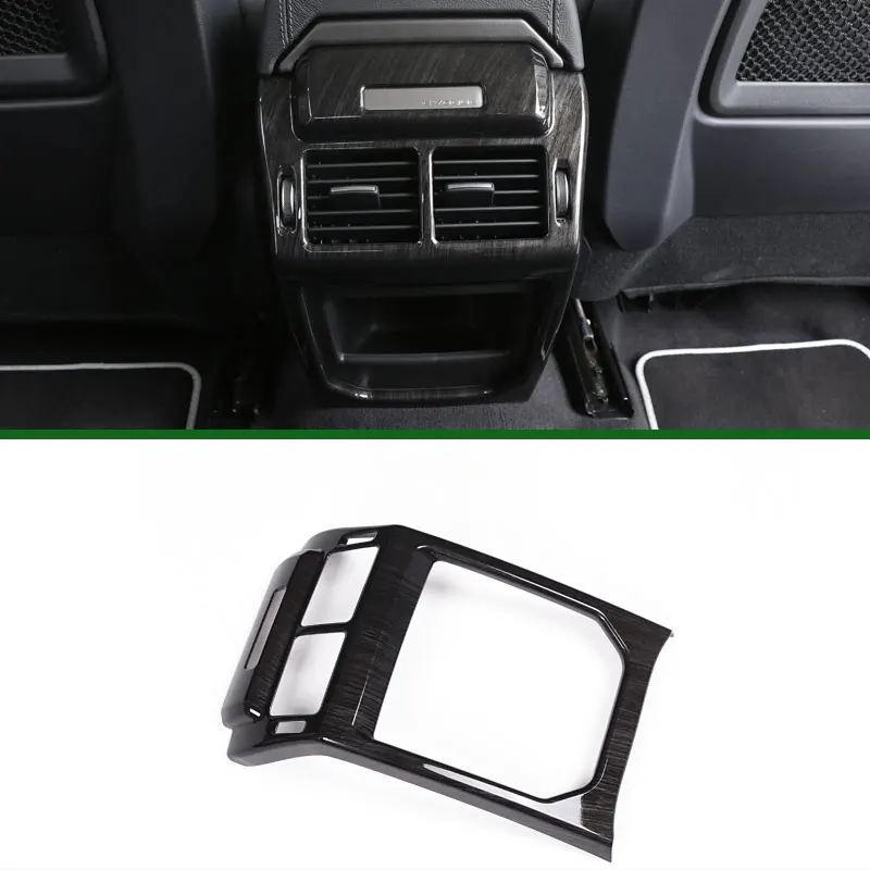 

For Land Rover Range Rover Evoque Car Interior Accessories Rear Air Conditioning Vent Cover Frame Trim Stickers 2014-2017