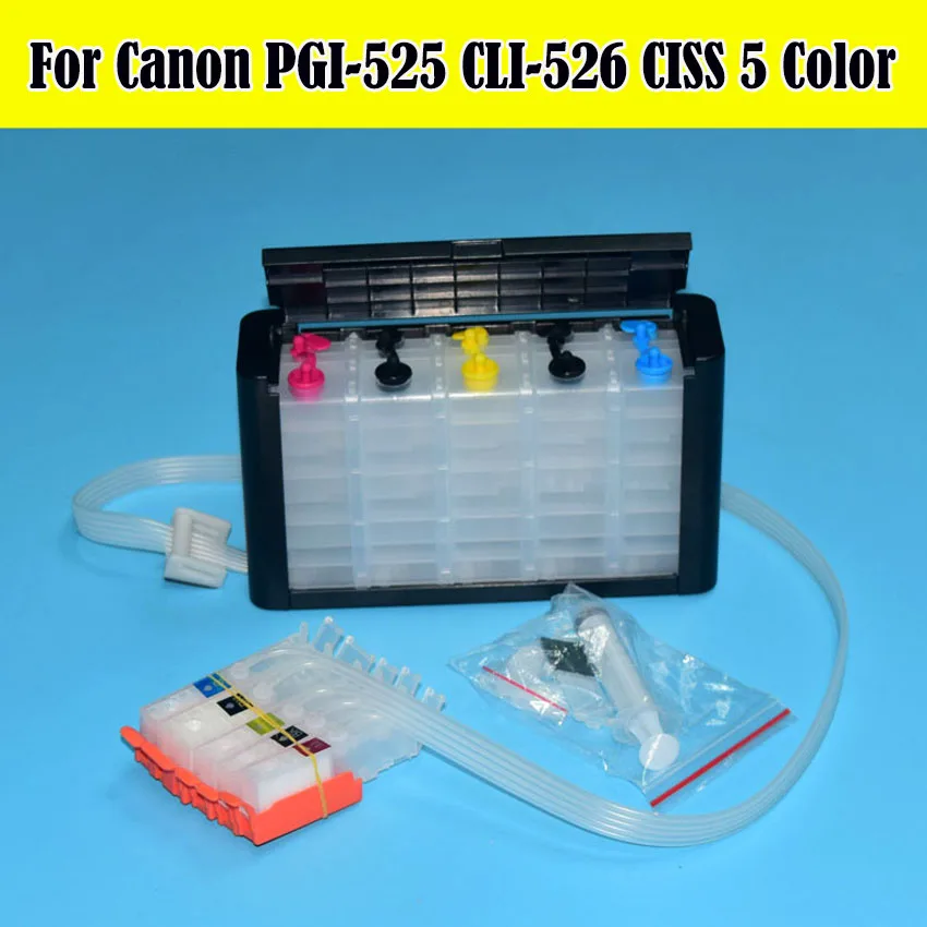 

Factory Supply! Hot sell 525 526 ciss for Canon pixma PGI-525/CLI-526 for canon IP4850 MX885/IX6550 printer with arc chip