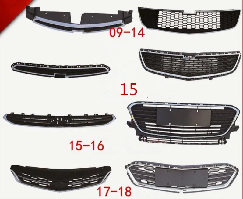

RQXR Front Bumper Grill Grille for Chevrolet Cruze 2009-2018