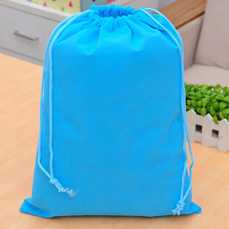 1PCS Non-woven Women Drawstring Bags for Book Clothes Travel Fabric Shoes Pouch Bag | Багаж и сумки