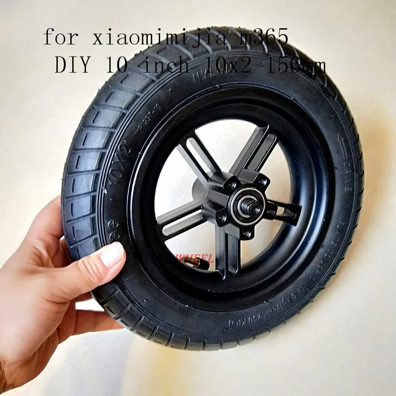 

Original Factory Rear Wheel Hub Disc brake Disc Tire for Xiaomi Mijia M365 Wheel Electric Scooter 10 Inch Easy to Install 2019