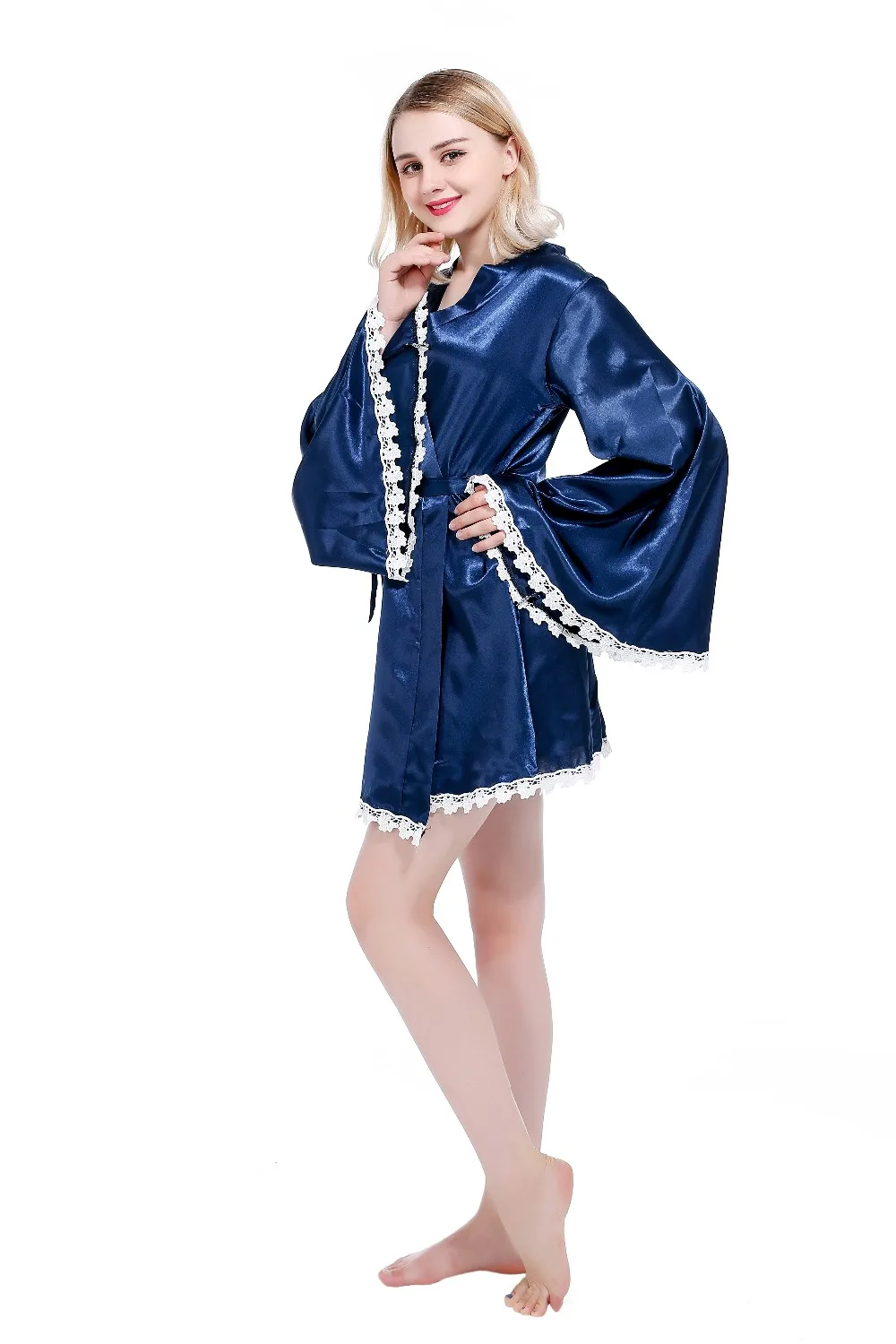 Kimono Sleepwear Sexy Women Dress Robe LC22510