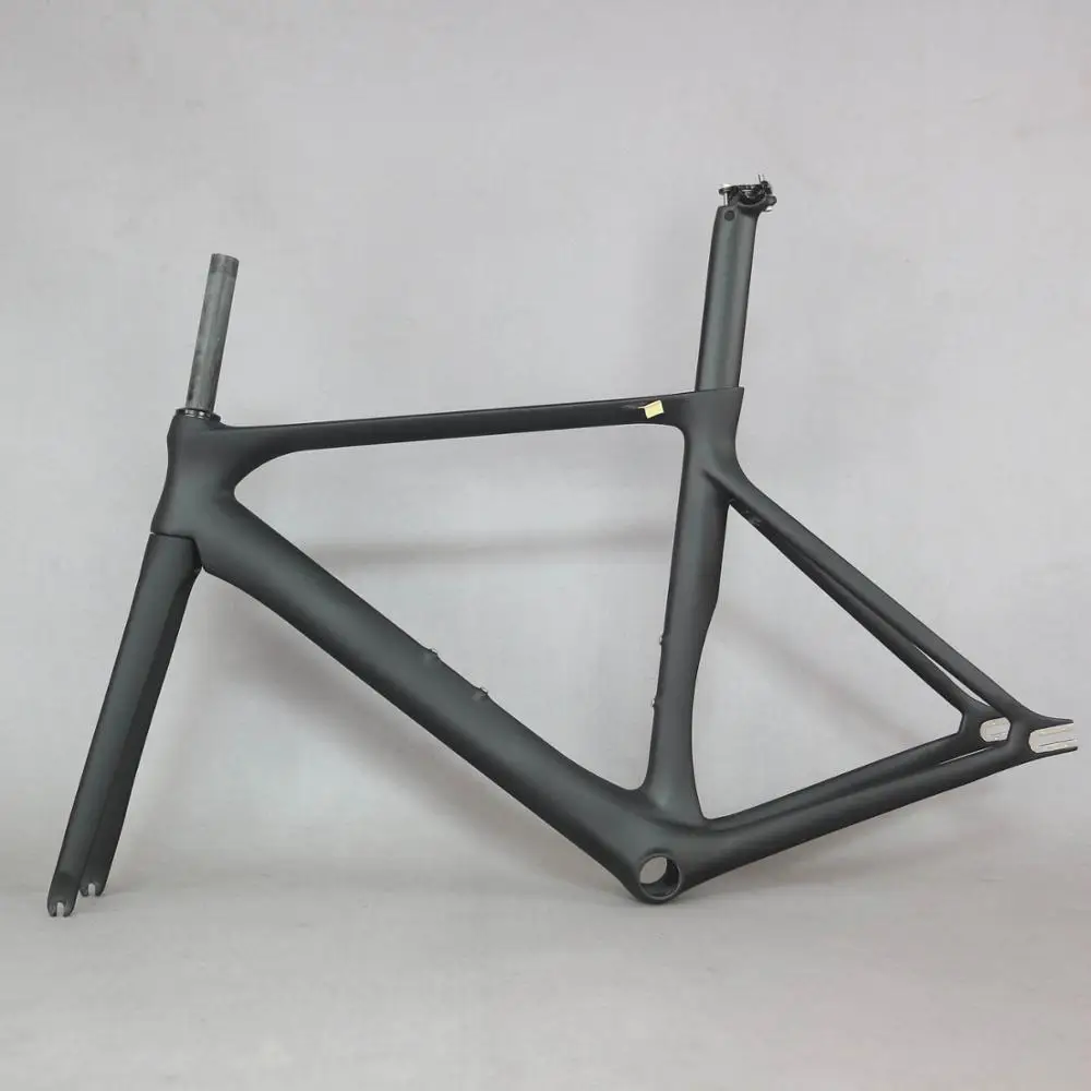 Best 2019 SERAPH  bike carbon fixed gear have brake fixed gear  bike frame with BB86 carbon fixed bike frame aero bicycle frame 5