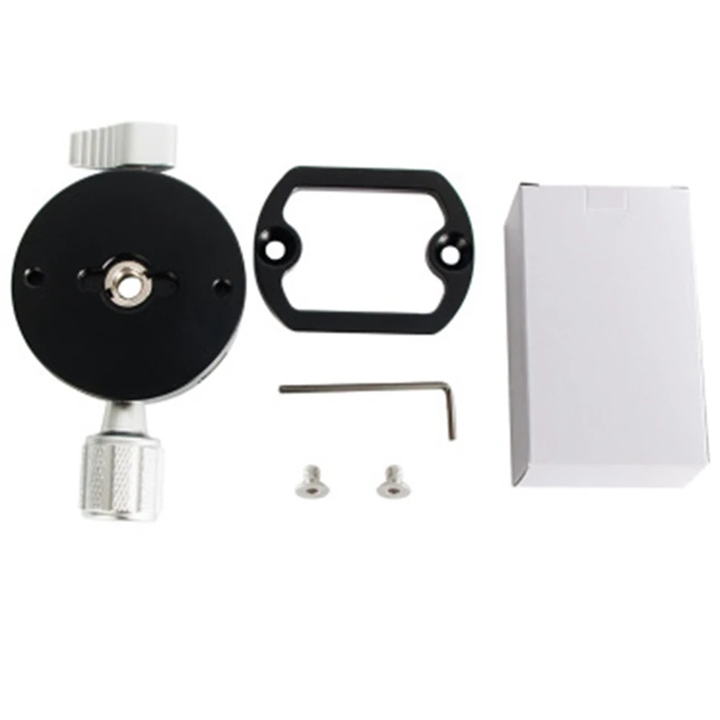 

ABHU-Pan-C1 Panoramic Tripod Head Ball Head Clamp Adapter with Quick Release Plate for Arca-Swiss As Standard Qr Plates