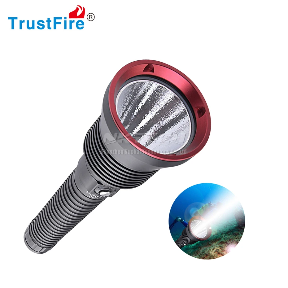 Фонарик TrustFire DF70 для дайвинга светодиодный фонарь длиной 70 м 4 режима