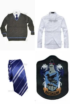 

Free Shipping Harry Ravenclaw Luna Lovegood Cosplay Pullover Sweater Shirt Custom Made for Halloween and Christmas