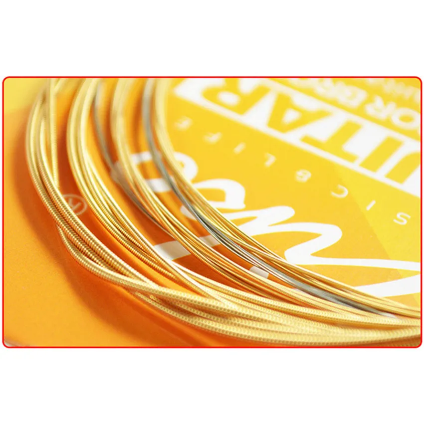 Acoustic Guitar Strings Guitar Accessories ZIKO Acoustic Guitar Strings Brass Carbon Steel Hexagonal Alloy Strings For Acoustic Guitar Accessories Parts
