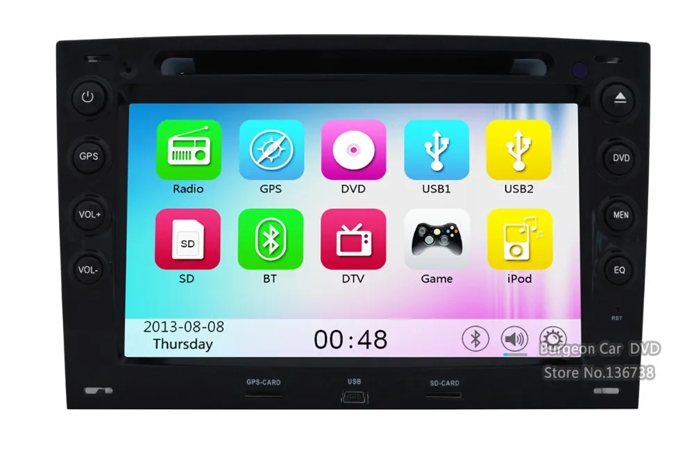 Flash Deal Touch Screen Car DVD Player GPS Navigation System FOR Renault Megane 2 ii 2003-2008 Bluetooth IPOD Radio Central Multimedia 21