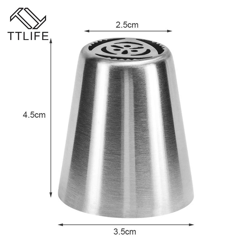 TTLIFE кекс выпечки 1 шт. нержавеющая сталь русские насадки для выпечки украшения помадки DIY глазурь трубопроводы советы крем Кондитерские инструменты