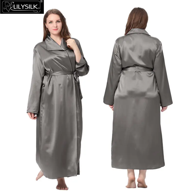 1000-dark-gray-22-momme-luxury-stroll-silk-robe-plus-size-01