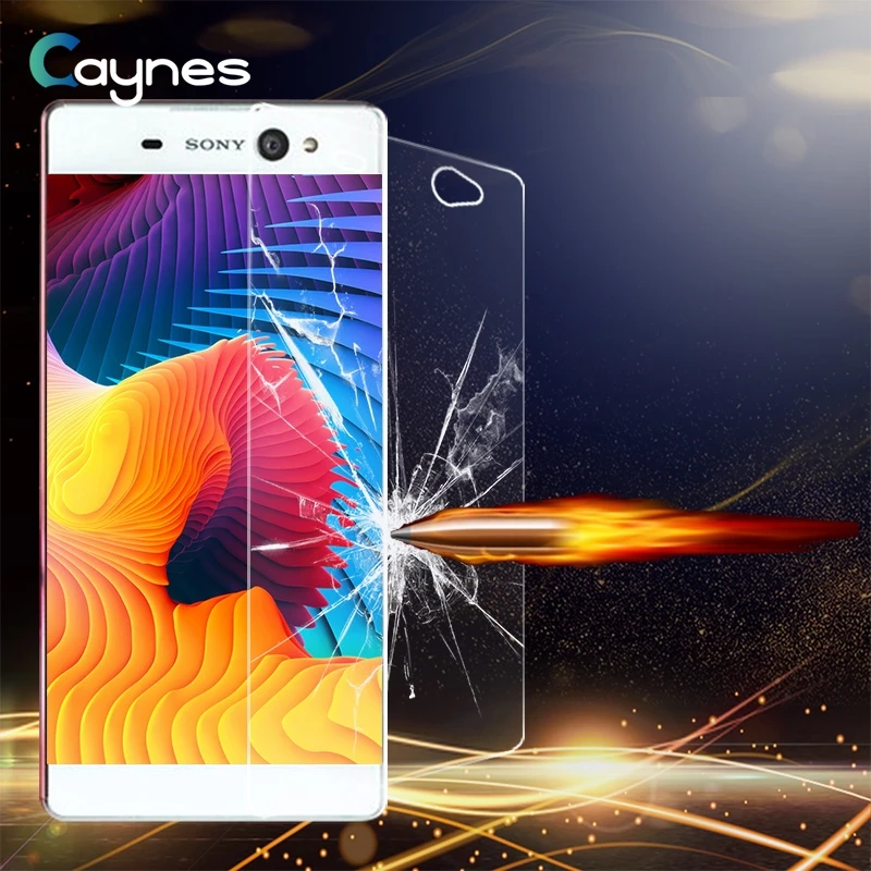 Caynes закаленное Стекло для sony Xperia XA Ultra C4 C5 E2 E3 E4 E5 L1 M2 M4 M5 C S39h T2 XM50H защитная