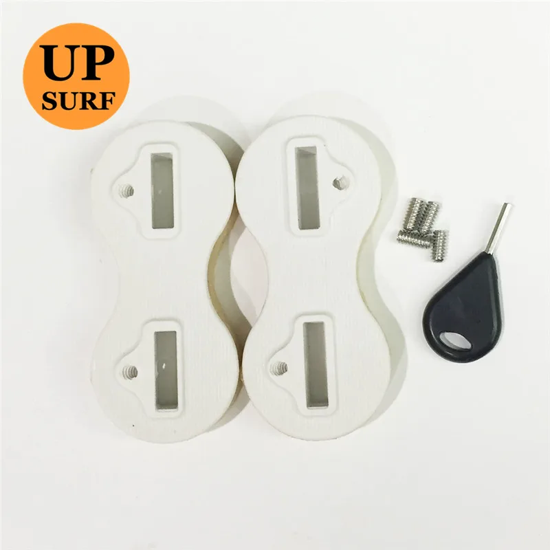 Серфинга FCS Fusion Fin пробки/FCS коробка/белый 9 градусов Plug Бесплатная доставка|fcs fin