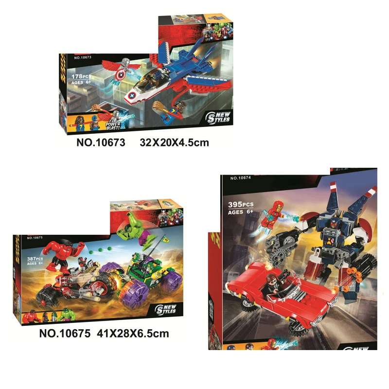 

Super heroes Avengers Detroit Steel Strikes Robots Mech Model Building Blocks Toys Bricks Sets Compatible With Legoings 76077