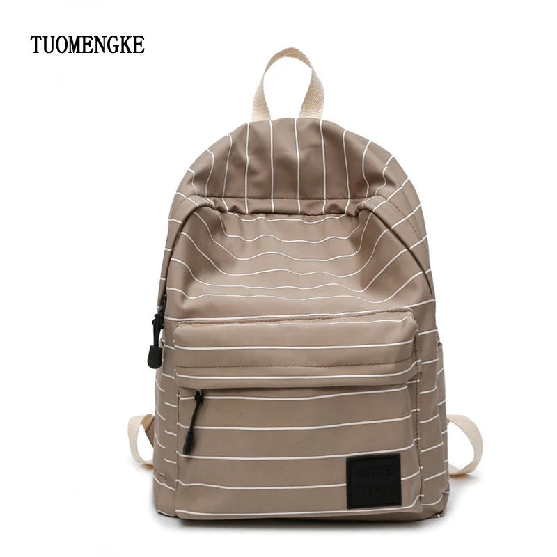 

Women Backpack Female School Bag for Teenage Girls Laptop Backpacks Striped Travel Ladies Large Casual Student Notebook back bag