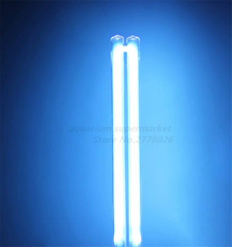 

JEBO UV Sterilizer Water Filter Light Tube Replacement 2-pin G23 Base Linear Twin Tube UV-C Germicidal Ultraviolet Light Tube