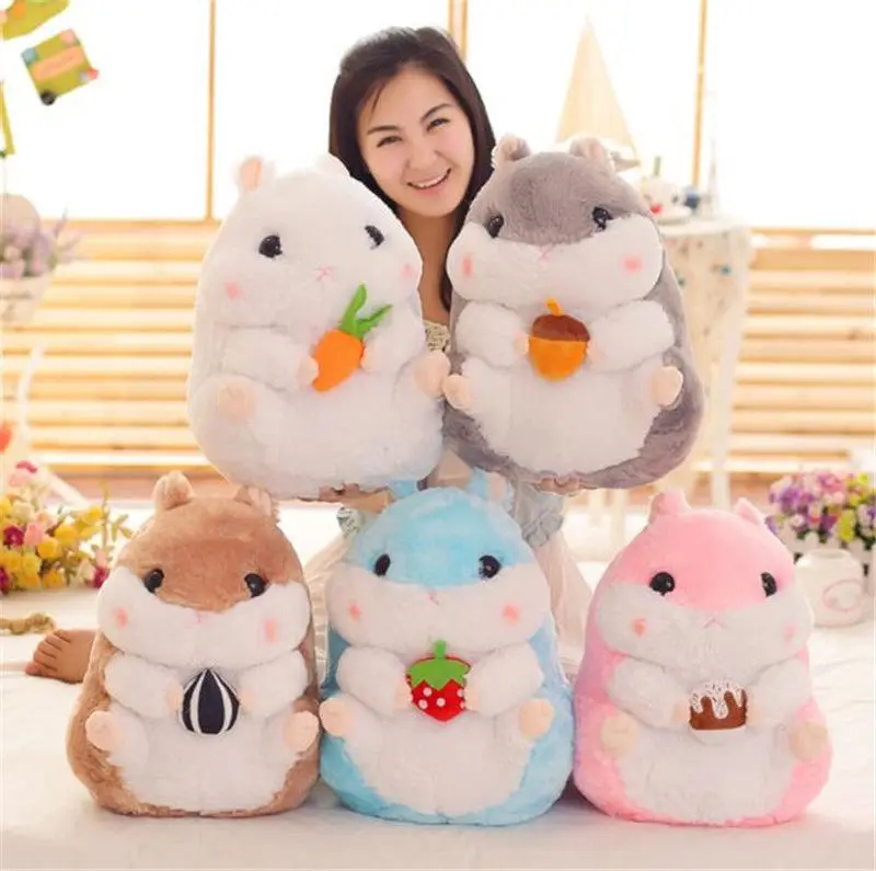 

38cm Anime Cartoon Kawaii Hamster Hugging Body Pillow Plush Doll Cosplay Gift Toy
