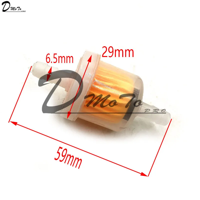 plástico inline combustível gasolina filtro novo