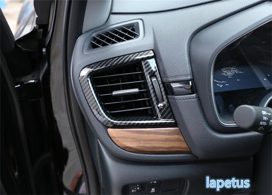 

Lapetus Side Air Conditioning Outlet Vent Protector Decoration Frame Cover Trim 2 Piece Fit For Honda CRV CR-V 2017 2018 2019