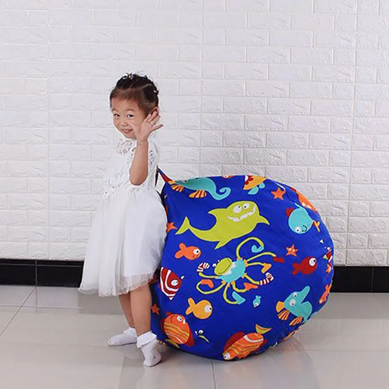 

storage bags Interesting Stuffable Animal Toys Storage Bean Comfortable Stuffed Children Plush Toy Organizer Creative Chair