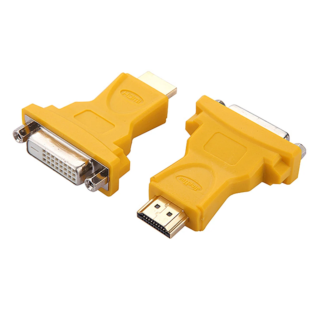 HDMI для переходника DVI кабель 24 k позолоченный штекер DVI 24+ 1 к HDMI 1080 P видео конвертер кабель для ПК HDTV проектор монитор