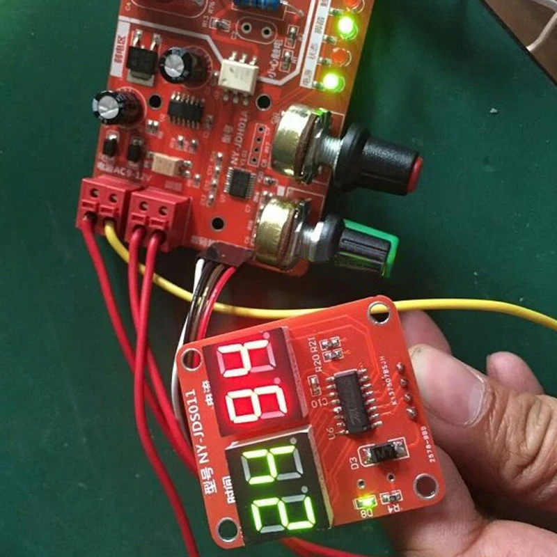 Spot Welder Time Control Board 100A Updating Current Controller with Digital Display