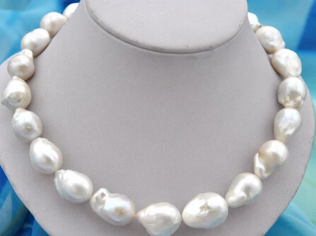 

Free Shipping 003522 baroque Reborn Keshi pearl necklace