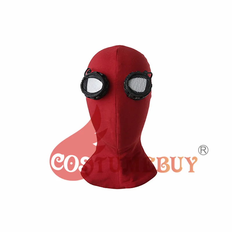 CostumeBuy, 3D, Человек-паук, маски для встречи выпускников, Мстители, бесконечность, война, Железный Человек-паук, маска для косплея, супергерой, линзы, веб-шутер