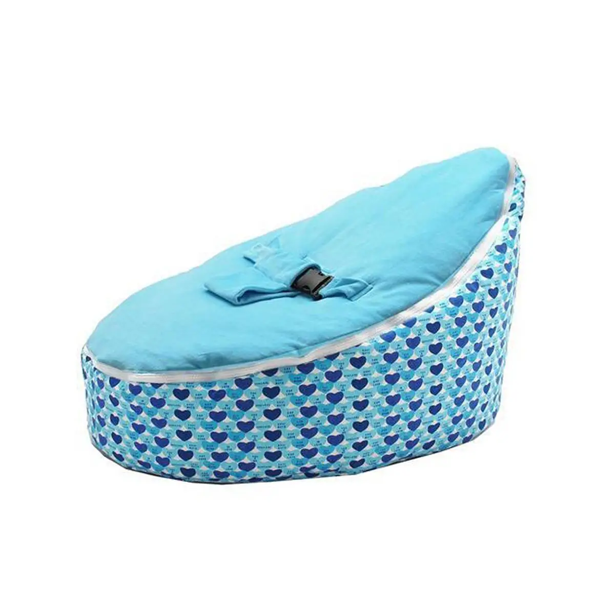 Portable Bean Bag Cover Feeding Chair Baby Pouf with Adjustable Belt Harness Safety Protection Soft Kids Sleeping Toddler Chair Portable Bean Bag Cover Feeding Chair Baby Pouf with Adjustable Belt Harness Safety Protection Soft Kids Sleeping Toddler Chair