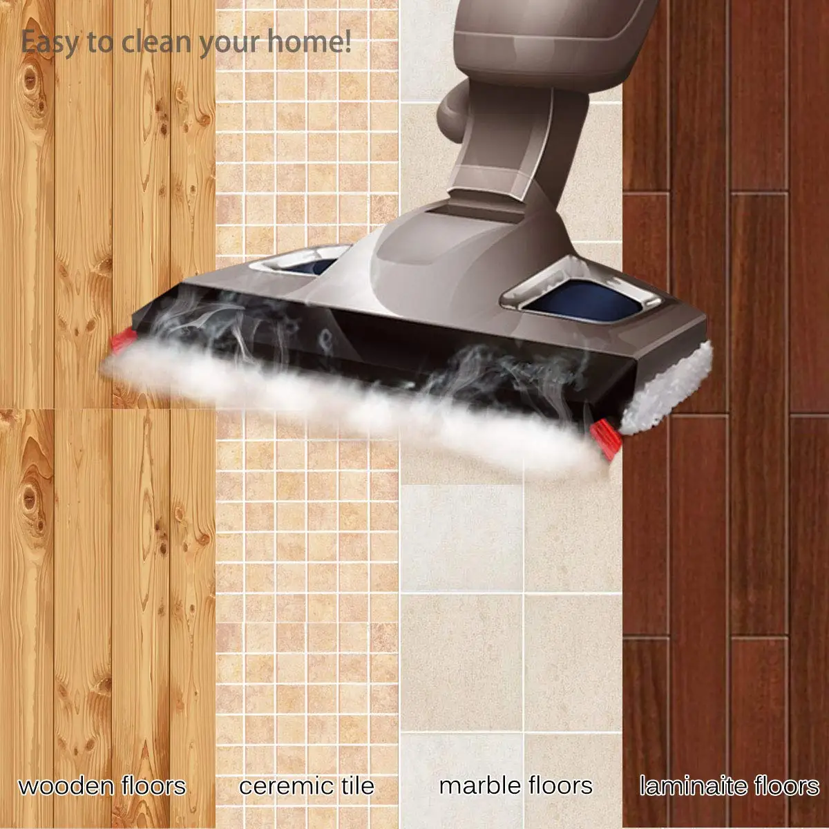 Washable Steam Mop Pads Replacement for 