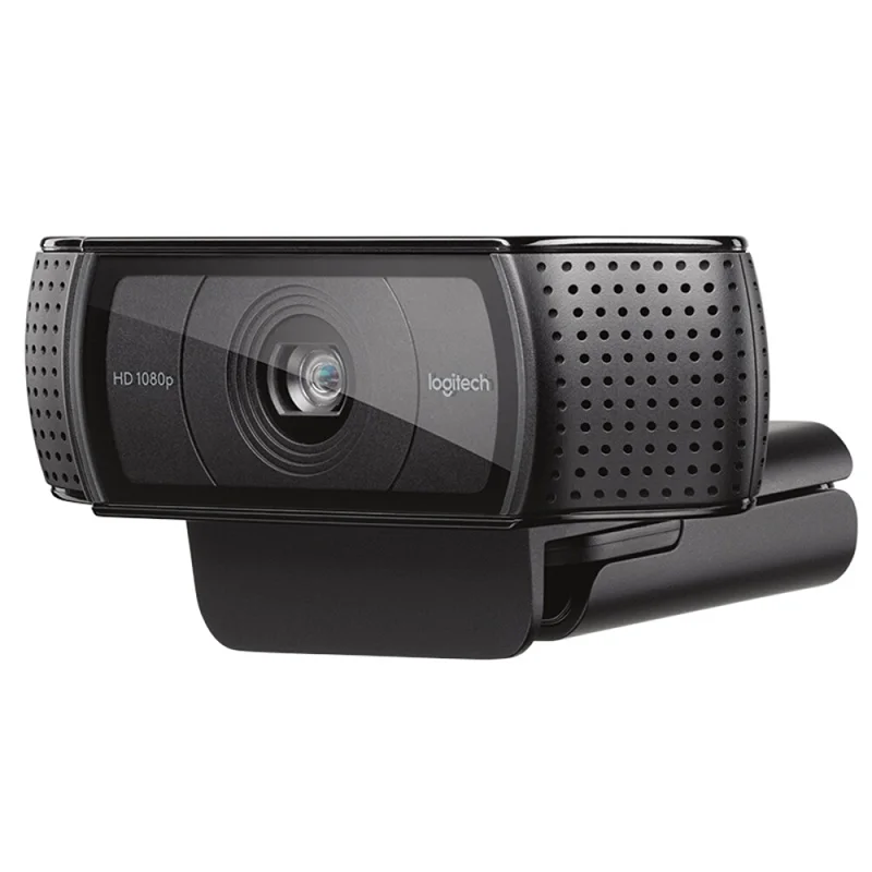 Cámara web Logitech HD Pro C920e, llamada y grabación de vídeo panorámica, cámara 1080 p, ordenador portátil o de escritorio Webcam C920 versión de actualización - 4