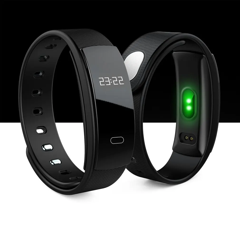 QS80 Bluetooth Смарт часы монитор сердечного ритма кровяного давления фитнес трекер