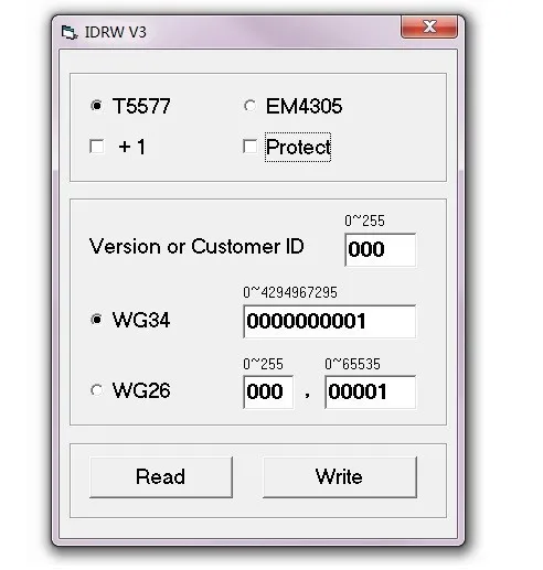 T5577 125 кГц Rfid Писатель РФ id card Reader писатель и Softeware к EM4100 + 10pac перезаписываемый id карты