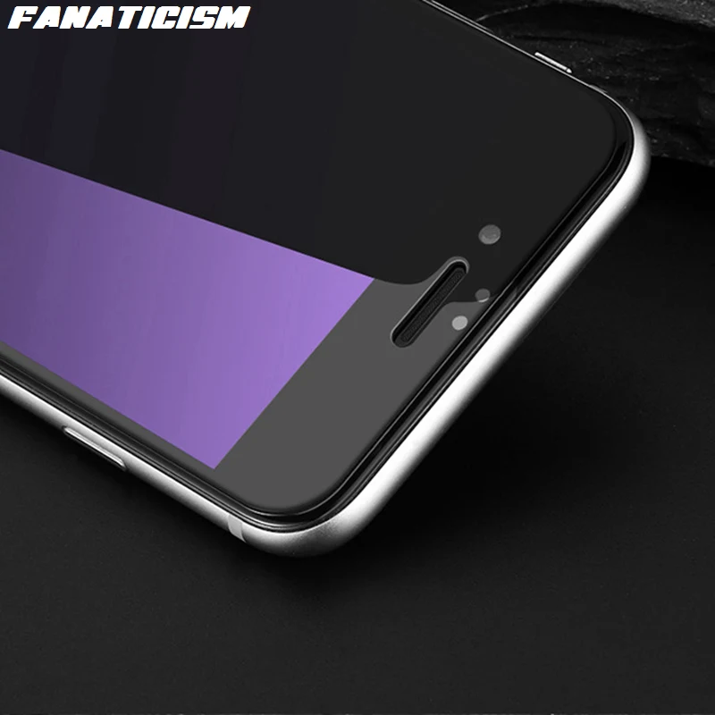 US $351.00 500pcs 3D Full Cover Soft Edge Tempered Glass For Iphone 11 Pro XR XS Max 6s 7 8 Plus AntiBlue Purple Light Screen Protector