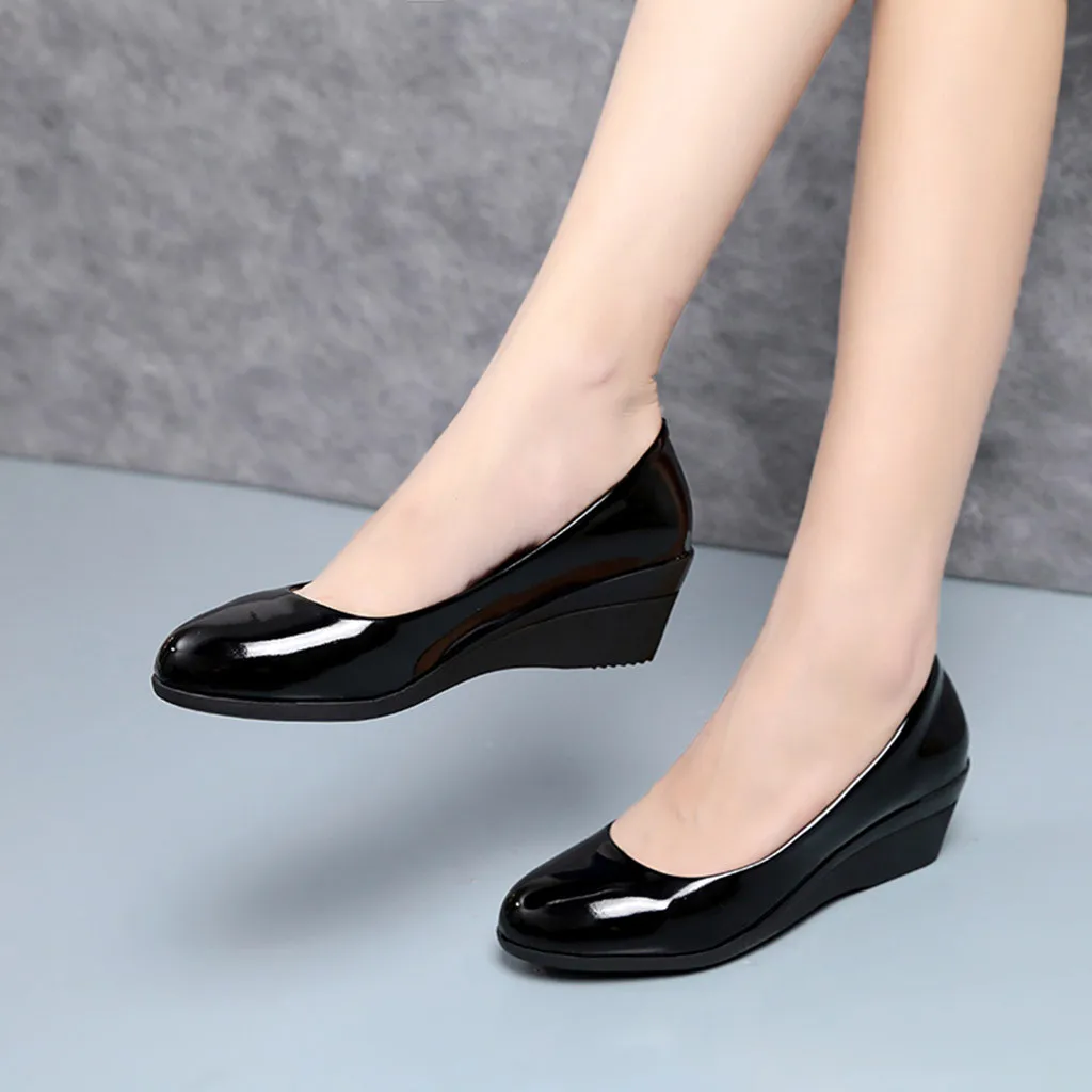 SAGACE/туфли-лодочки; женская обувь в римском стиле; элегантная повседневная женская обувь; кожаная обувь для работы; удобная женская обувь на низком каблуке