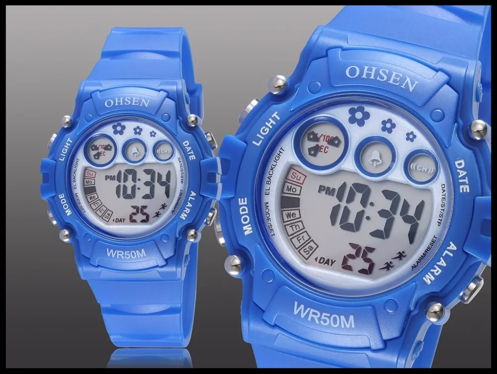 New Ohsen Unisex Watch Fashion Casual Watches Relogio Masculino Students Sports For Men Women Water Resistant Alarm Wristwatches (14)
