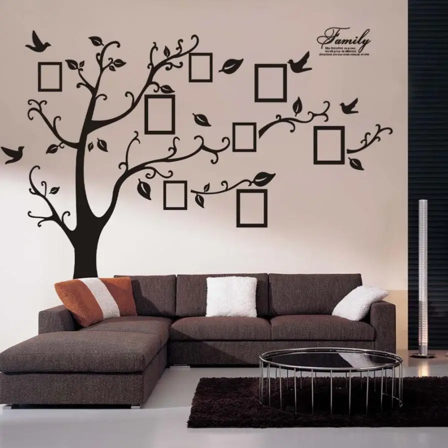 Мой дом наклейки 180*250 см 3D DIY фото дерево ПВХ Наклейки на стены клей наклейки на стену Фреска Искусство домашний декор 17AUG14