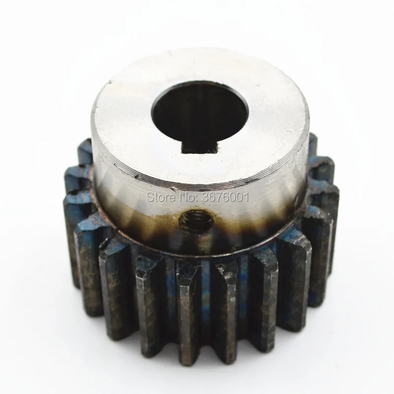 

1.25Mod Module1.25 25T Straight Teeth Spur High precision Gear Rack and Pinion 45# Steel 12.7/14/16/19mm Bore Mod