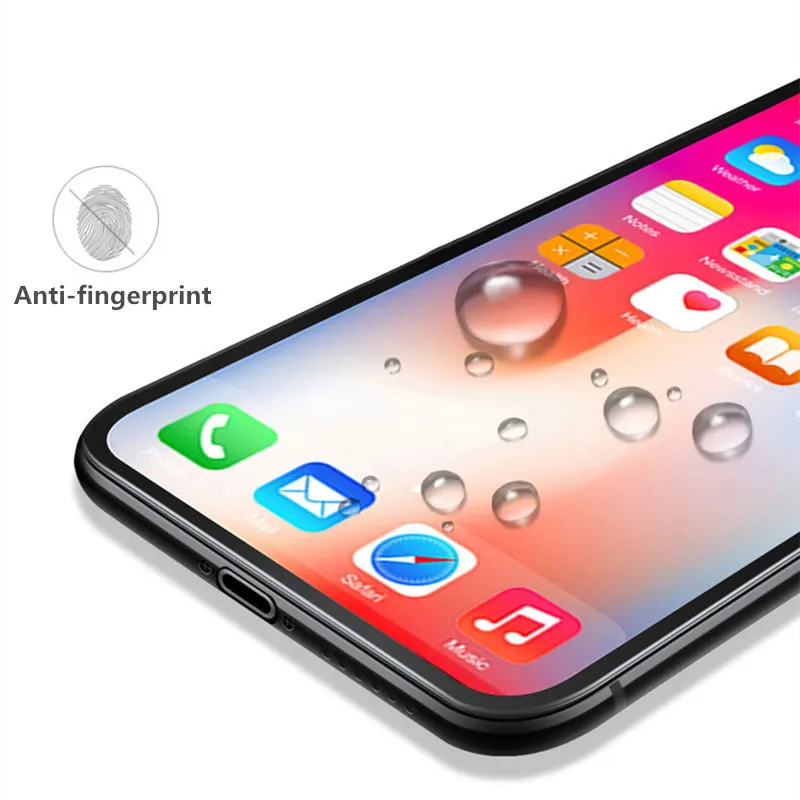 6D изогнутые края Премиум для Apple iphone X 10 пыленепроницаемое стекло закаленное Полное покрытие стекло на iphone X 10 защитная пленка