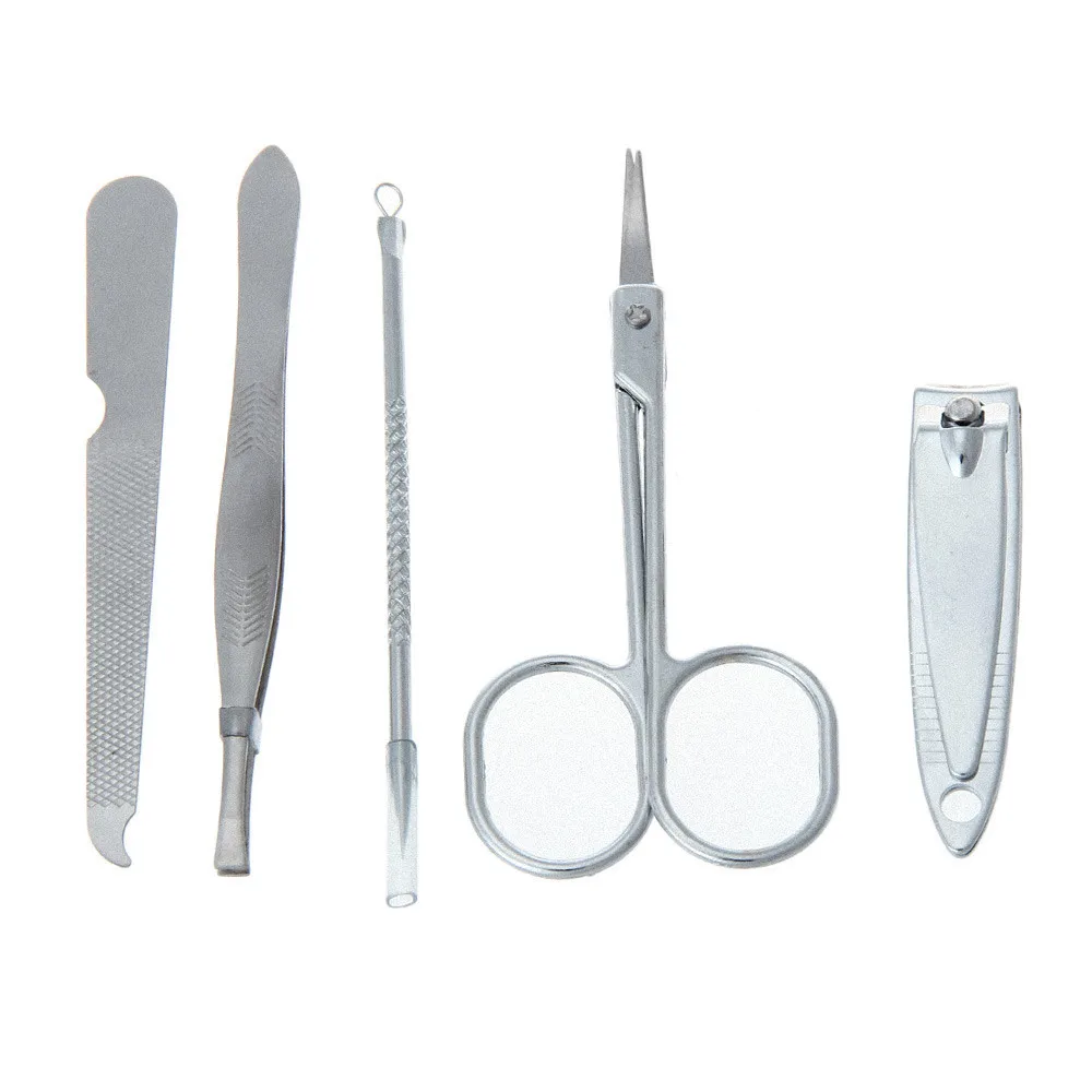 Eyebrow Scissors Tweezers Stainless Steel Makeup Tool Suit